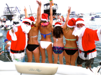2 santa's  4 girls aquapolooza  july 2015  beausoliel Island .png